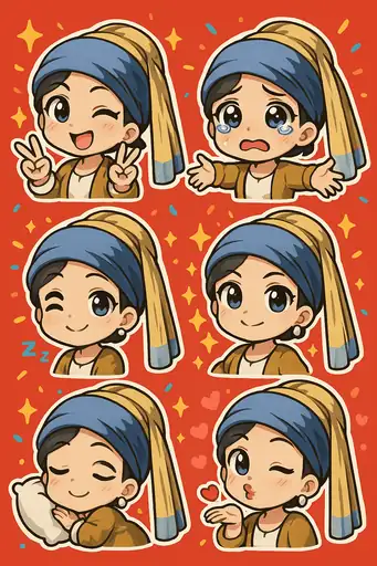 Q 版表情包制作